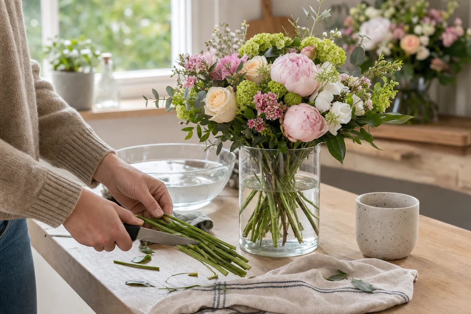 Schnittblumen länger frisch halten